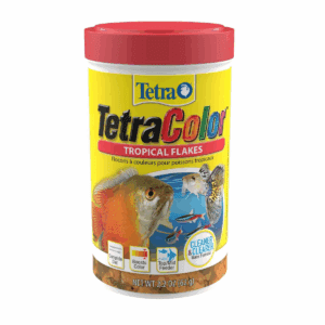Tetra Clear Water Advanced Formula Tropical Color Flakes Fish Flavor Dry Fish Food - 2.2Oz