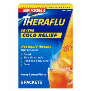 Theraflu Multi-Symptom Severe Cold Relief Daytime Powder - Honey Lemon - 6Ct