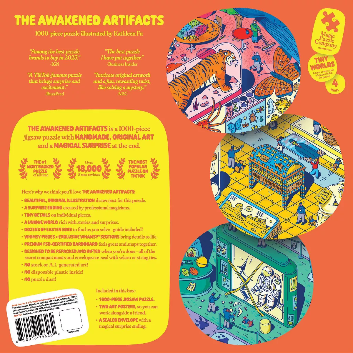Magic Puzzle Company the Awakened Artifacts Jigsaw Puzzle - 1000Pc: Develops Memory & Fine Motor Skills, Collage Theme - Image 2
