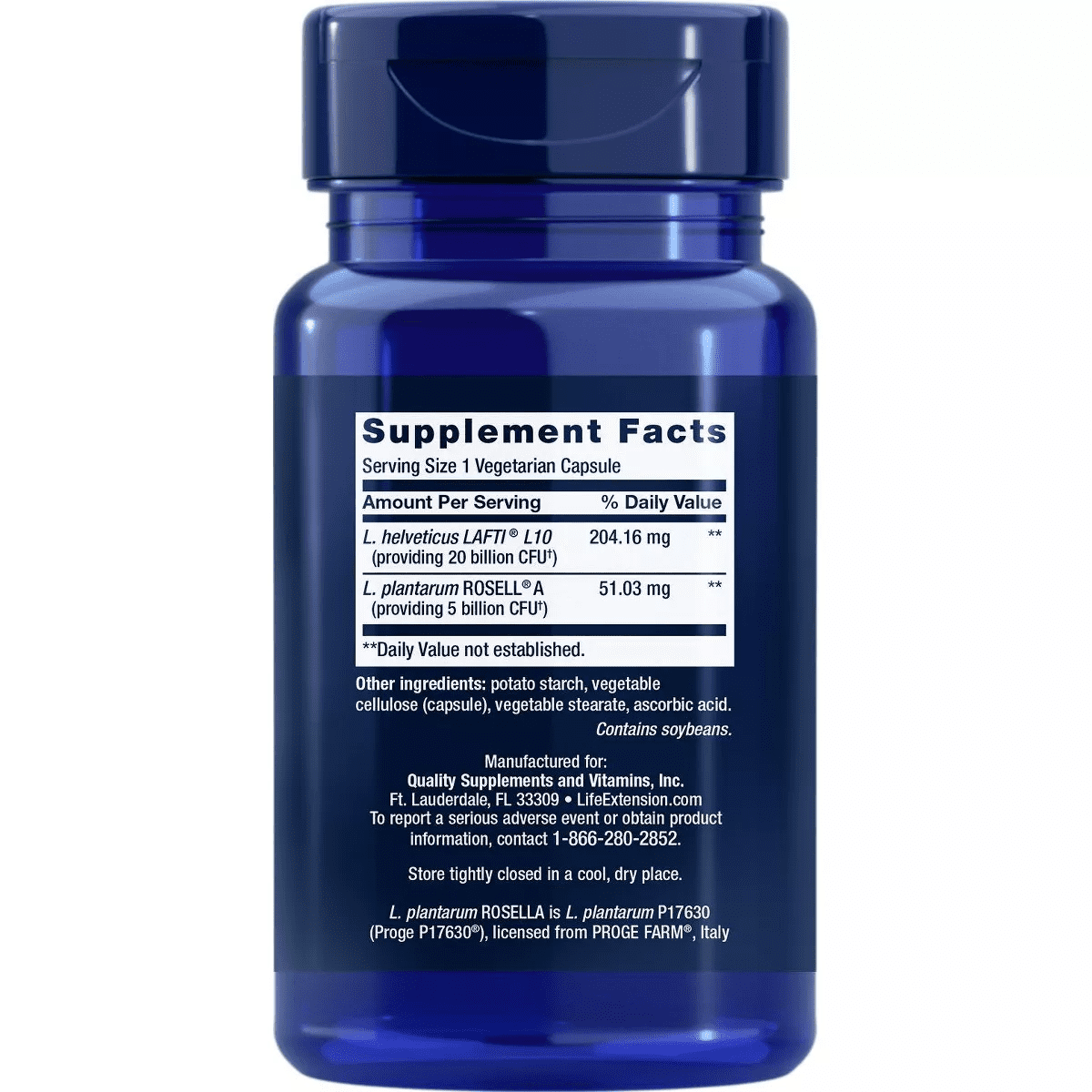 FLORASSIST Probiotic Women'S Health by Life Extension - 30 Vegcap - Image 2