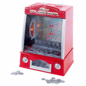 Toy Time Kids' Replica Mini Arcade Coin Pusher Game