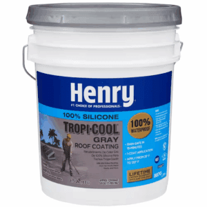 887G Tropi-Cool Gray 100% Silicone Reflective Roof Coating 4.75 Gal.
