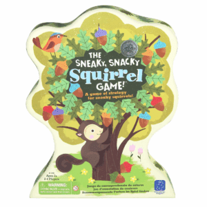 Educational Insights the Sneaky, Snacky Squirrel Game!: Classic Board Game for 2-4 Players, Fine Motor Skills