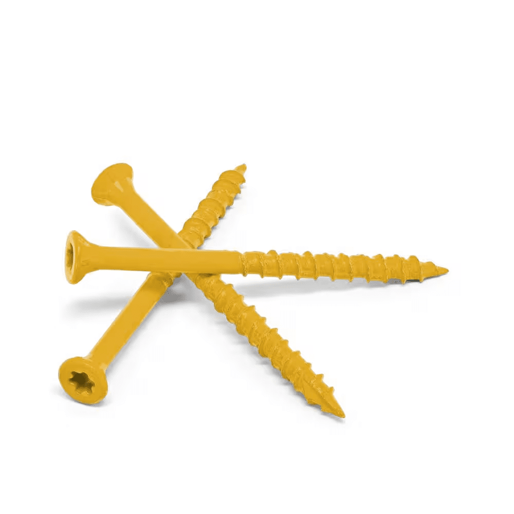 #9 X 3 In. Tan Star Flat Head Wood Deck Screw (25 Lbs. / 1543-Pieces) - Image 2