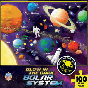 Glow in the Dark - Solar System 100 Piece Jigsaw Puzzle