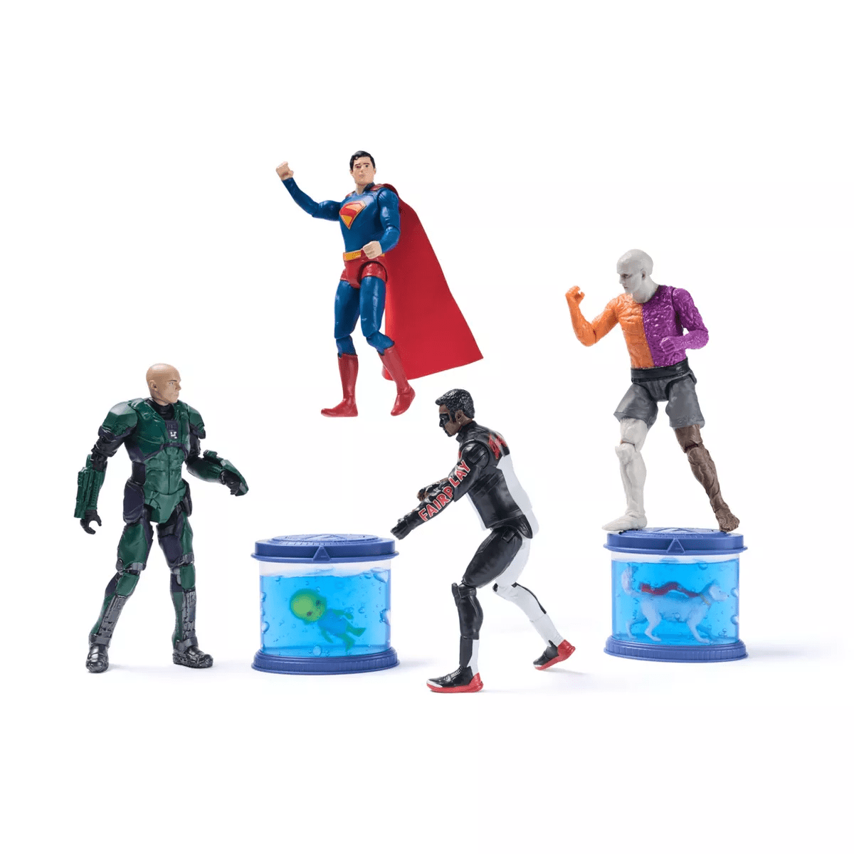 DC Comics Superman TRGX Action Figure Set 6" - 4Pk - Image 2