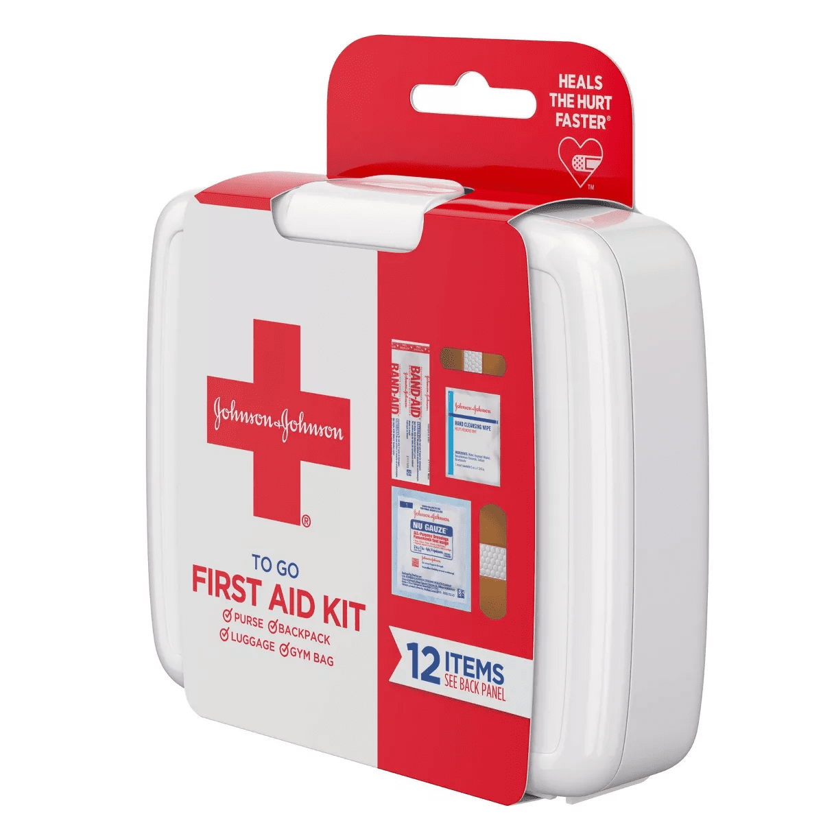 Johnson & Johnson First Aid to Go! Portable Mini Travel Kit - 12Pc - Image 6