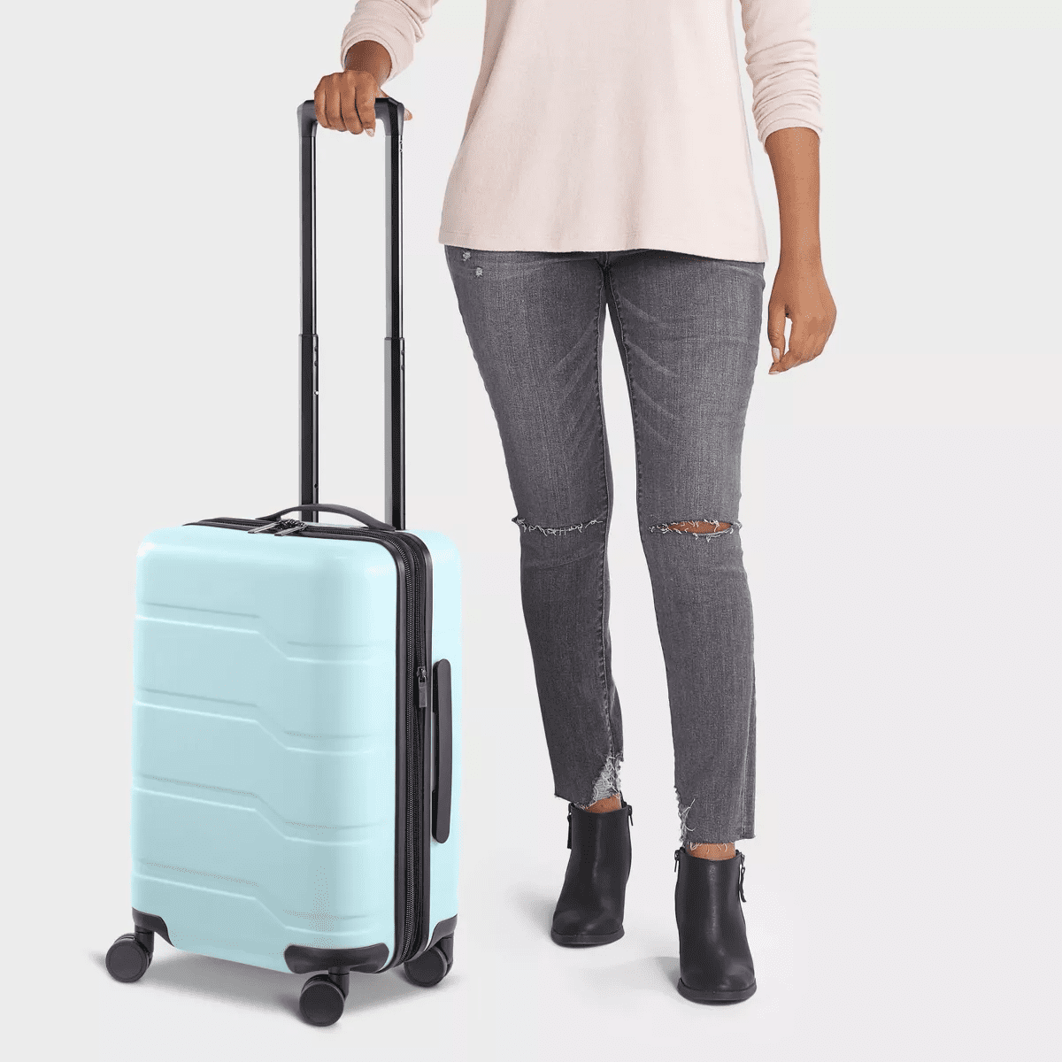 Hardside Carry on Spinner Suitcase - Open Story - Image 2