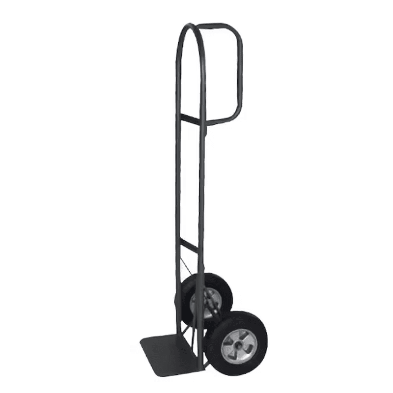 800-Lbs. Capacity 2 -Wheel Black Steel Standard Hand Truck