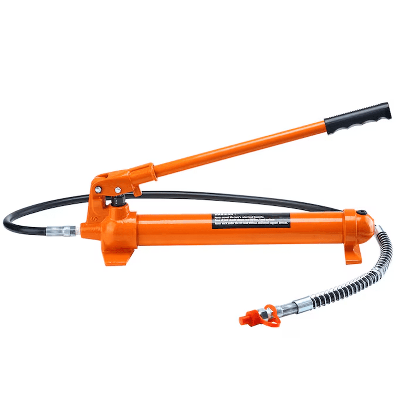 Orange 12-Ton Steel Hydraulic Jack Kit - Image 9