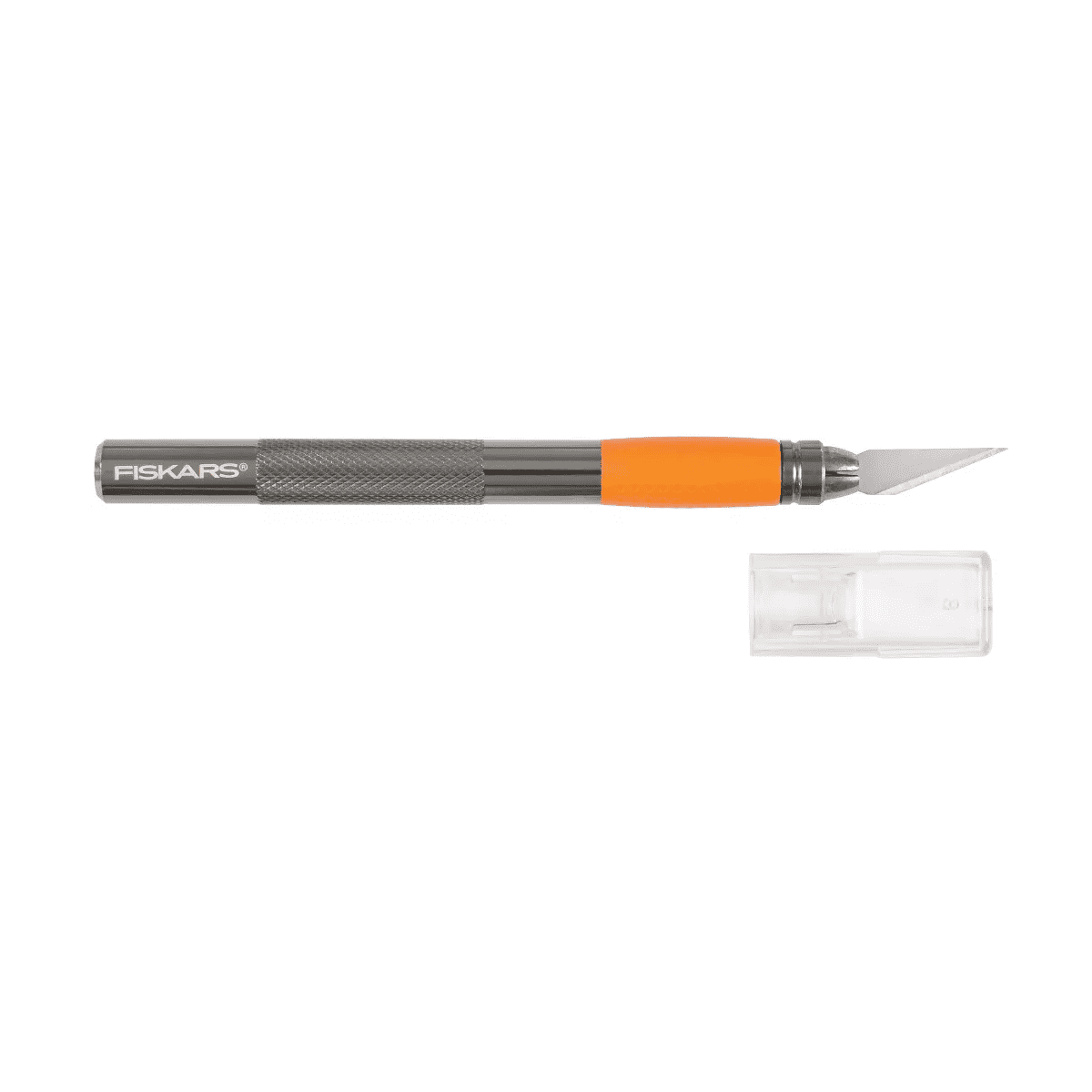 Fiskars Softgrip Detail Knife: Silver Craft Cutter, Manual Titanium Blade, Art & Stationery Tool, 8.25" Length - Image 8