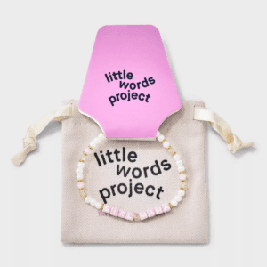 Little Words Project Girl Mama Beaded Bracelet - Pink