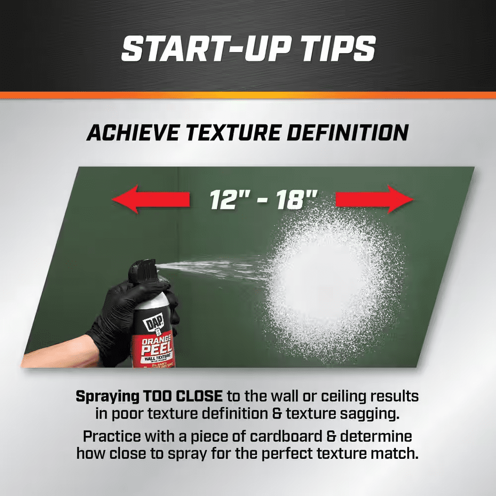 Spray Texture 20 Oz. Orange Peel Oil Based Wall Texture Quick Repair (6-Pack) - Image 6