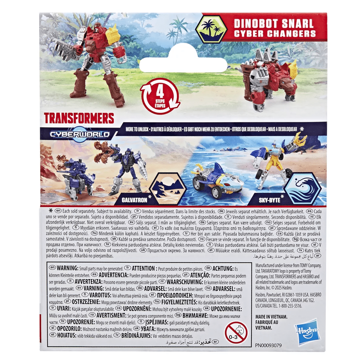 Transformers CYBERWORLD Dinobot Snarl Cyber Changers - Image 5