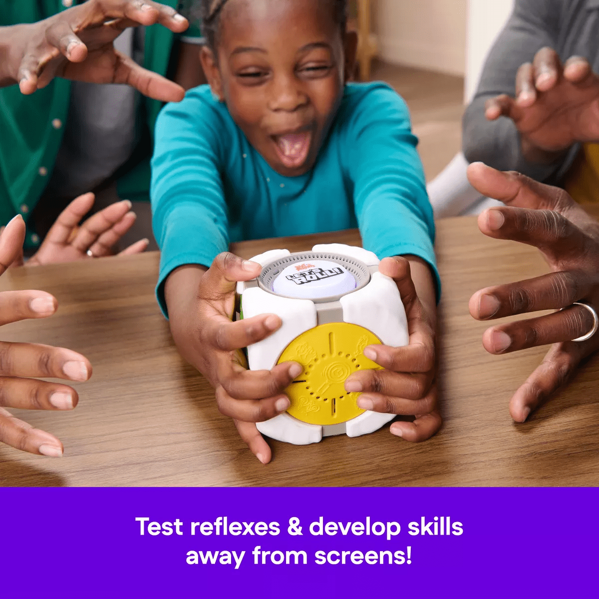 Spin Master Games Beat the Parents Let’S Roll! 6-In-1 Electronic Game Cube - Image 4