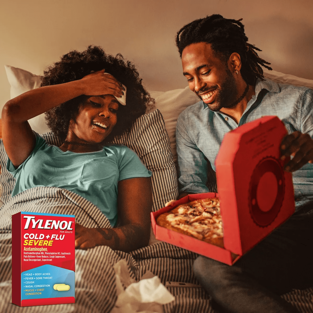 Tylenol Cold & Flu Severe Multi Symptom Caplets - Acetaminophen - 24Ct - Image 2