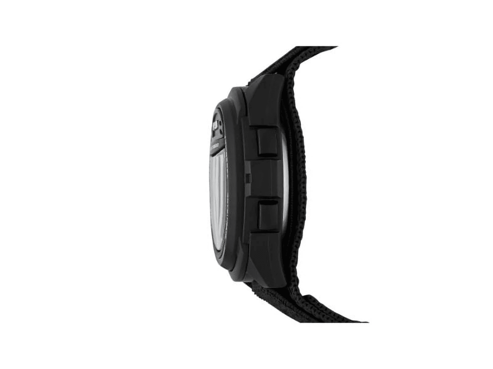 Men'S Digital Watch:Black Case, Positive Display, Nylon Fastwrap Strap (FMDOGE013) - Image 4