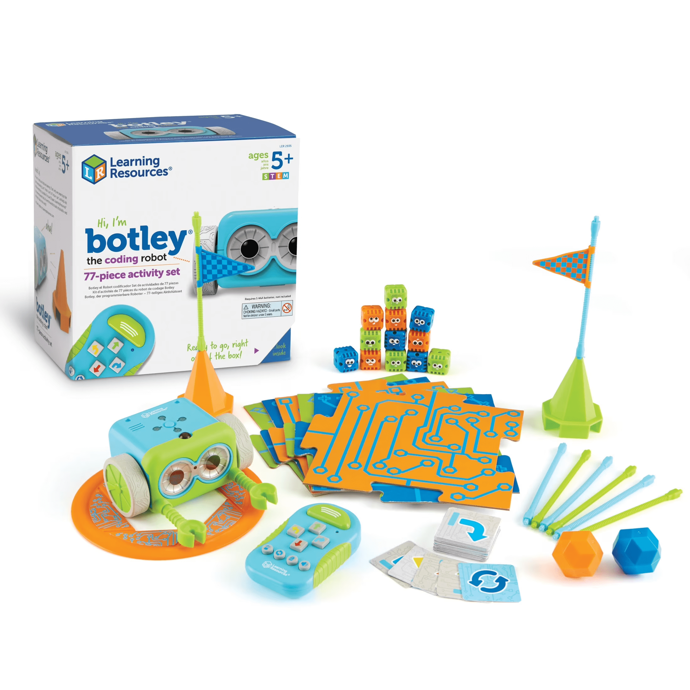 Botley the Coding Robot Activity Set Building STEM Games Ages 5 and Up