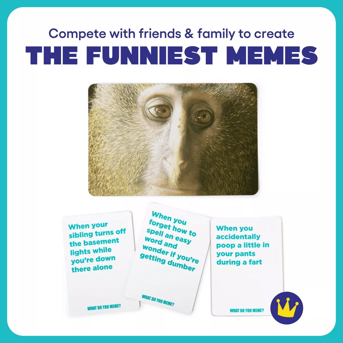 What Do You Meme? Family Edition Game: Creative Thinking Card Party for 3+ Players - Image 4