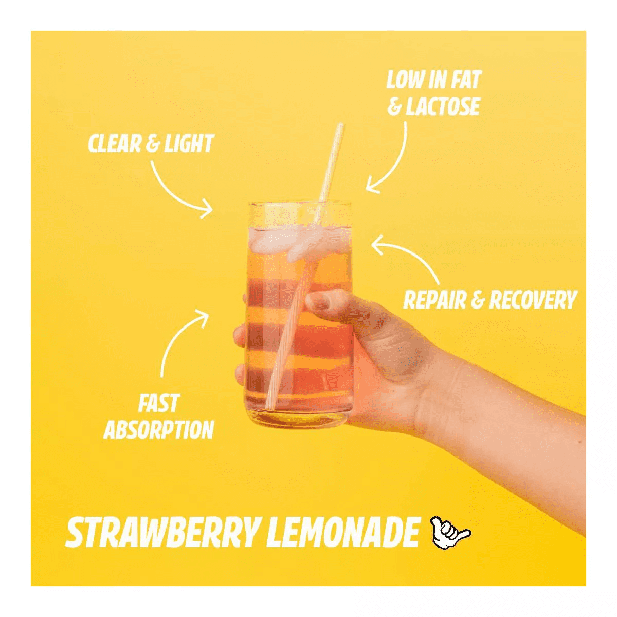 Seeq Clear Protein Powder - Strawberry Lemonade - 15 Servings - Image 3