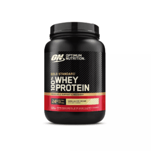 Optimum Nutrition Gold Standard 100% Whey Protein Powder - Vanilla Ice Cream - 22 Servings - 24Oz