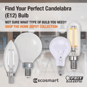 Light Bulb Finder: Find Your Perfect Candelabra (E12) Bulb