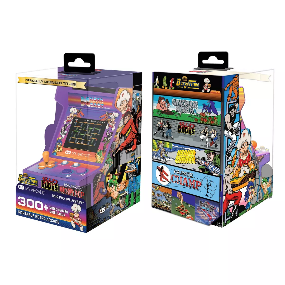 My Arcade Data East Hits Micro Player: Retro Game Console with Backlit Display - Image 6