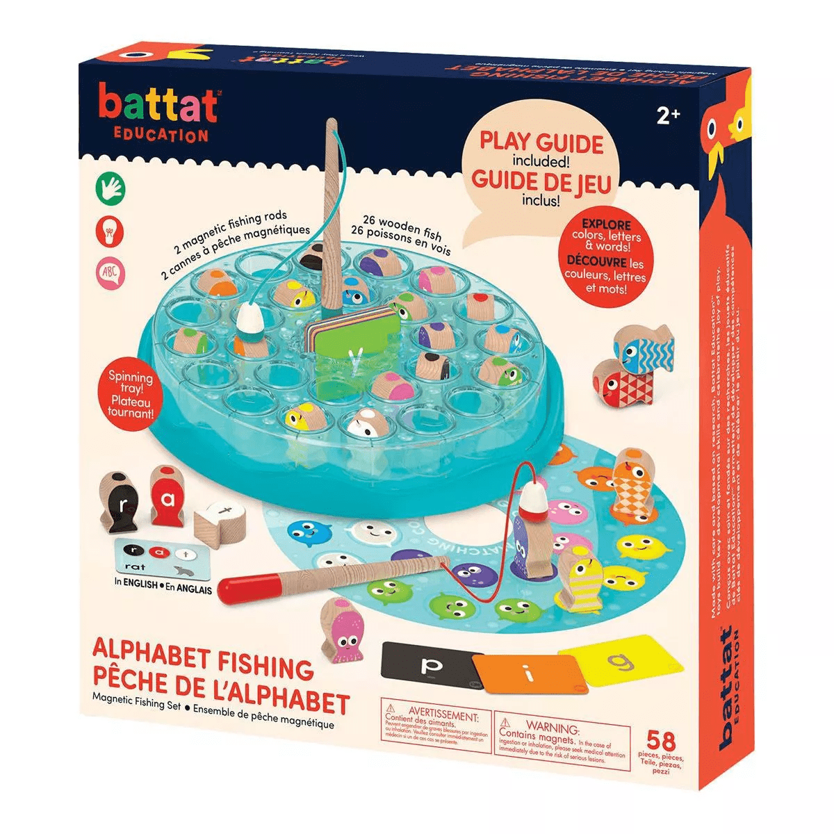 Battat Magnetic Alphabet Fishing Game - Image 5