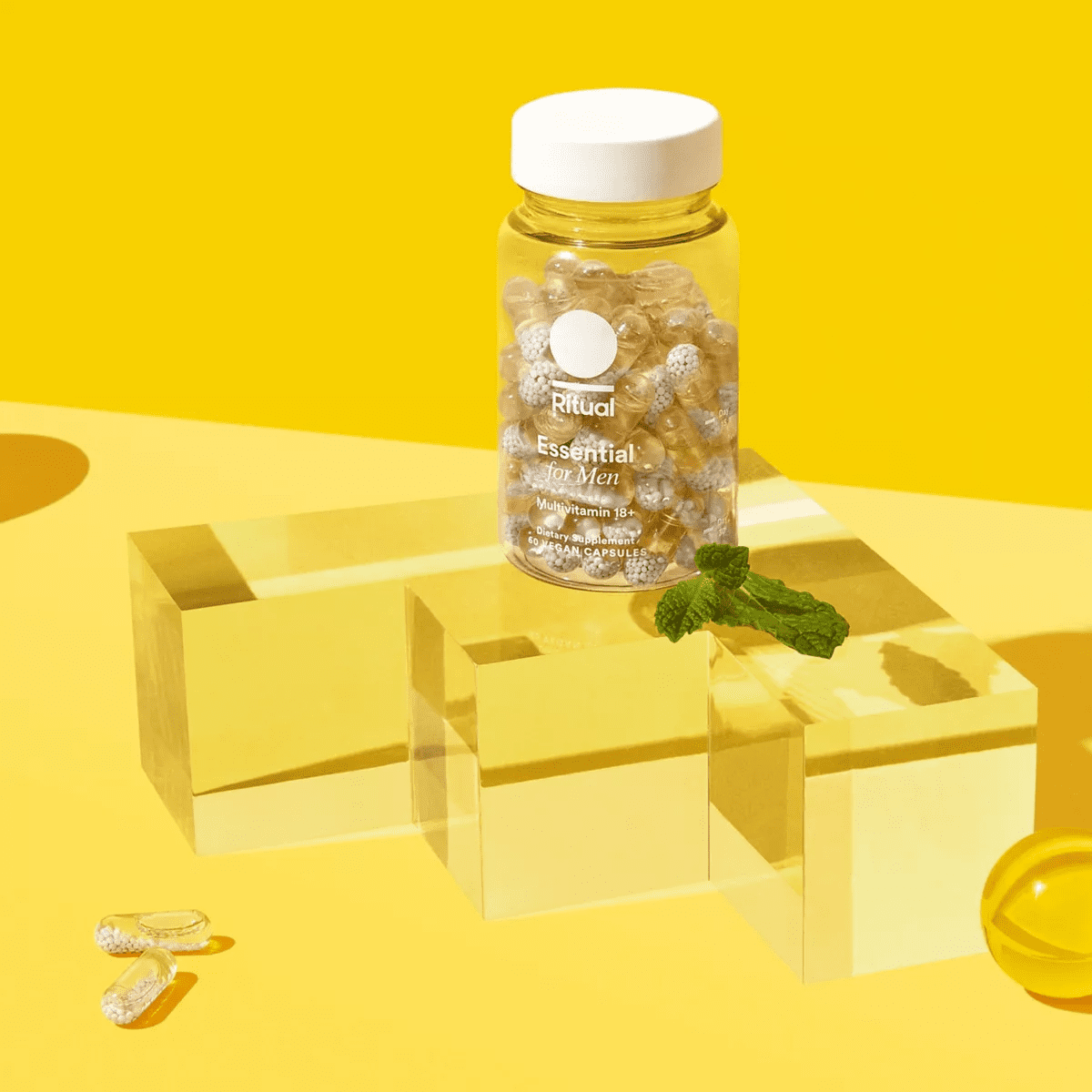 Ritual Multivitamin for Men 18+ with Vegan Omega-3 DHA, Vitamin D3 and B12 Vegan Capsules - Mint Essenced - 60Ct - Image 8