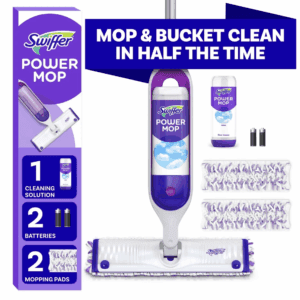 Power Mop, Floor Cleaner, Tile, Vinyl, Laminate, Wood, Floor Cleaner, Cleaning Set