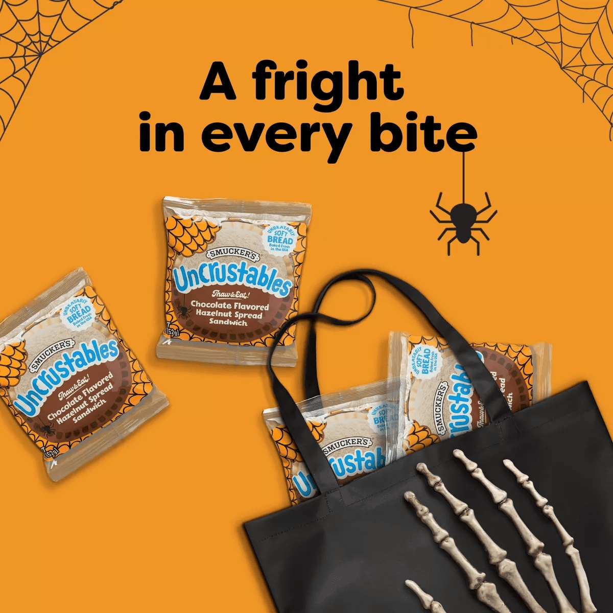 Smucker'S Uncrustables Frozen Chocolate Flavored Hazelnut Spread Sandwich - Image 8