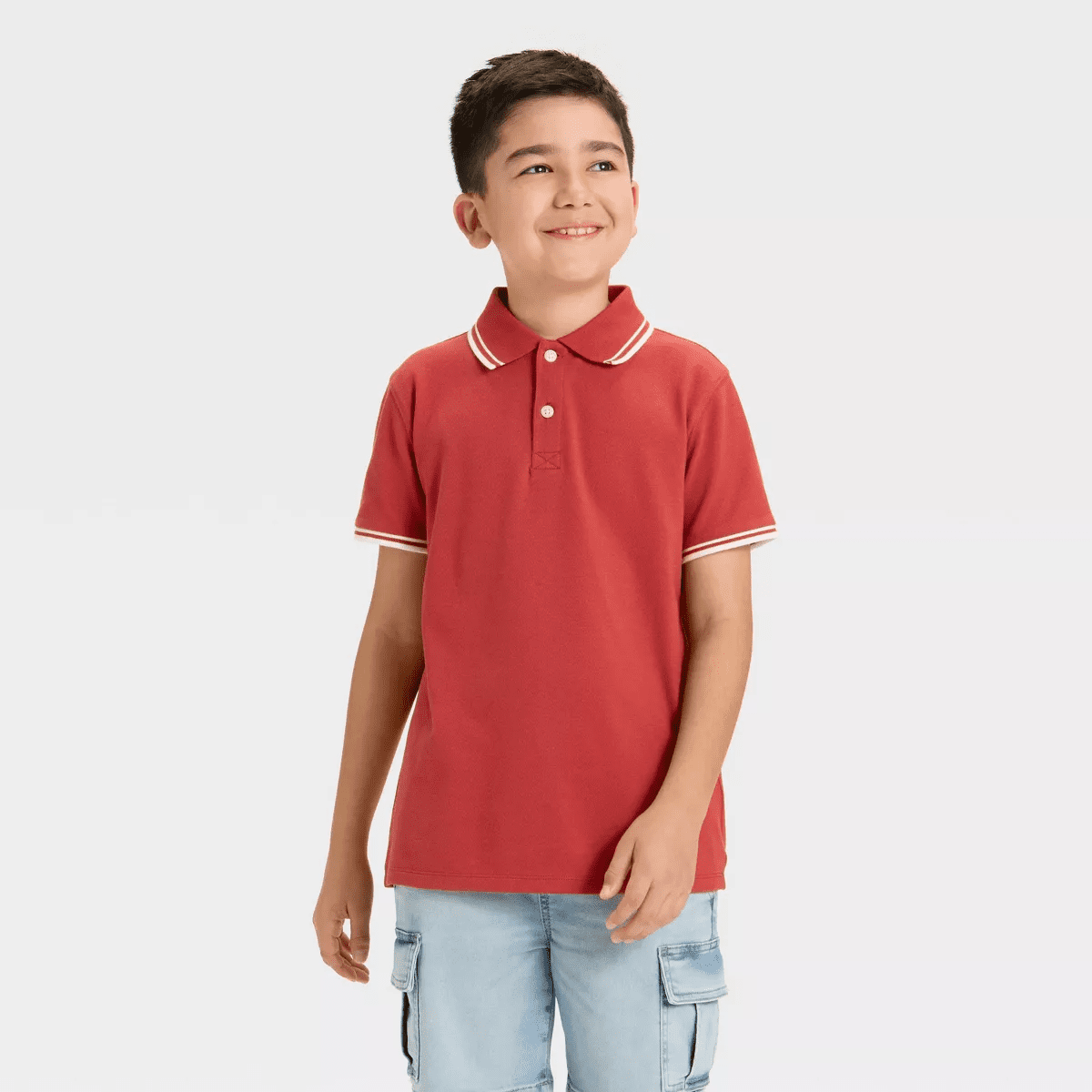 Boys' Short Sleeve Tipping T-Shirt - Cat & Jack™ - Image 5