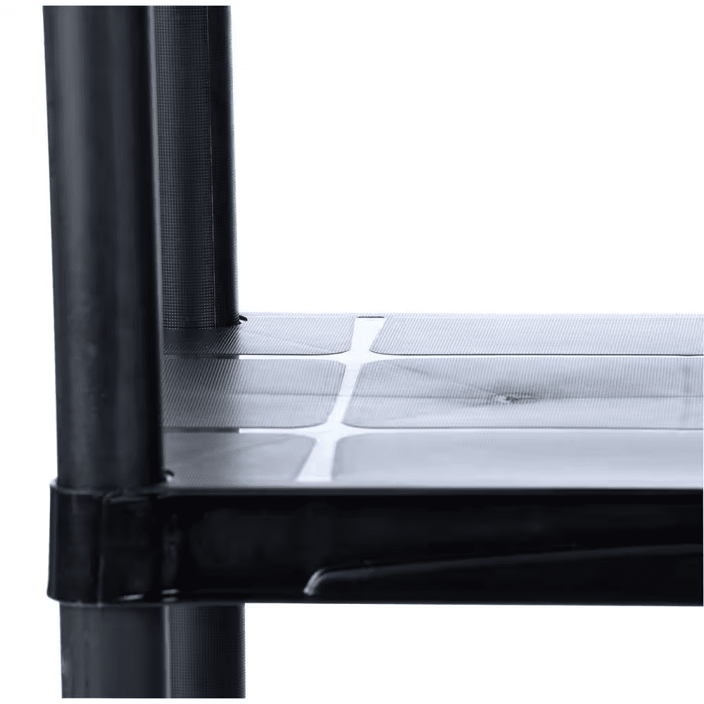 4-Tier Easy Assembly Scratch Resistant Plastic Garage Storage Shelving Unit in Black (28 In. W X 52 In. H X 15 In. D) - Image 4