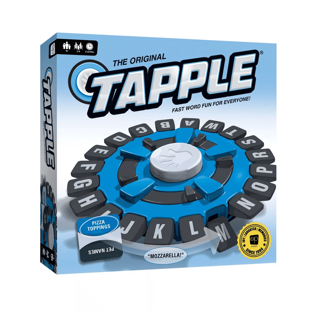 Tapple Game: Family Word Board by the Op Games, 2-8 Players, Educational for Language Skills
