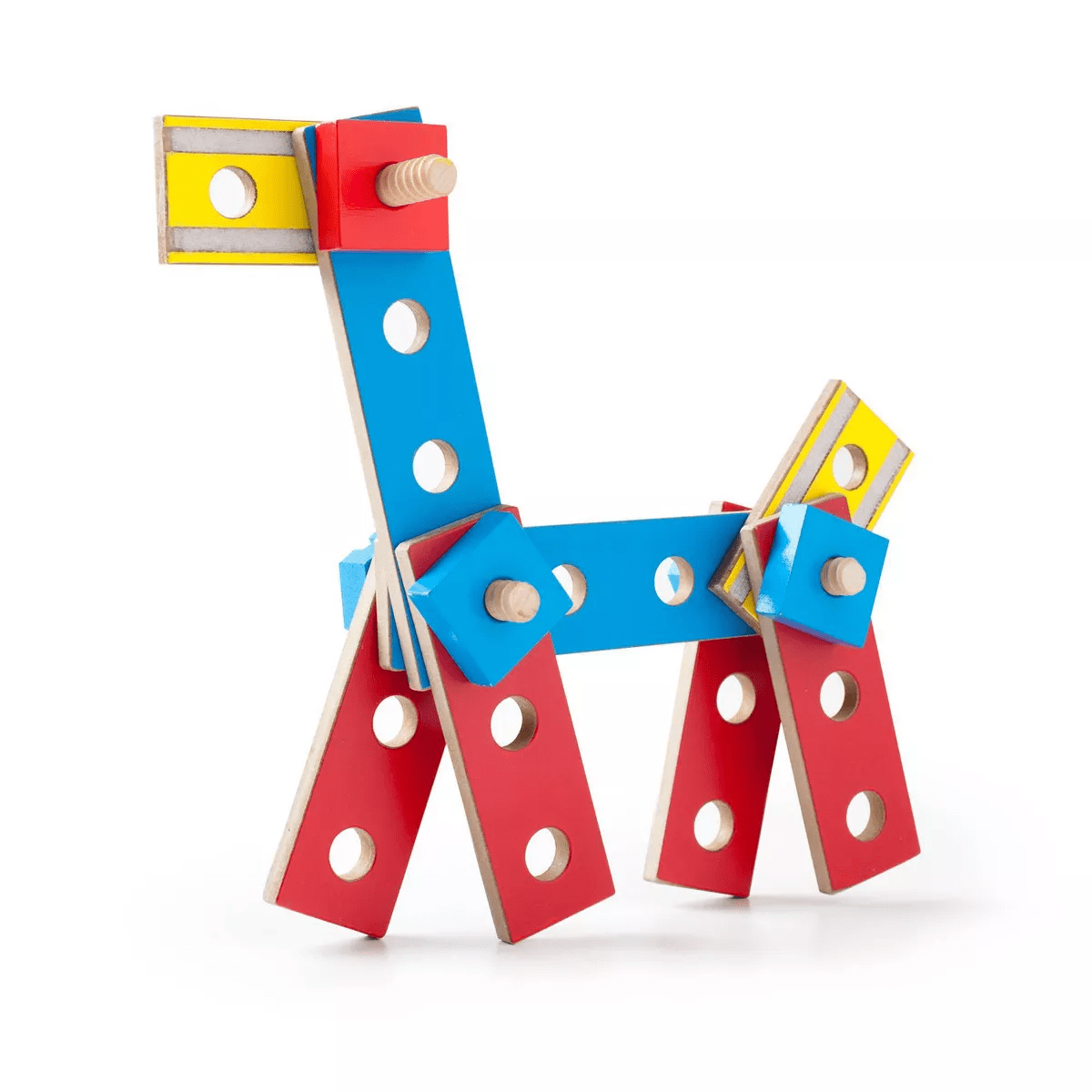 Melissa & Doug Hammer and Saw Tool Bench - Wooden Building Set - 32Pc - Image 4