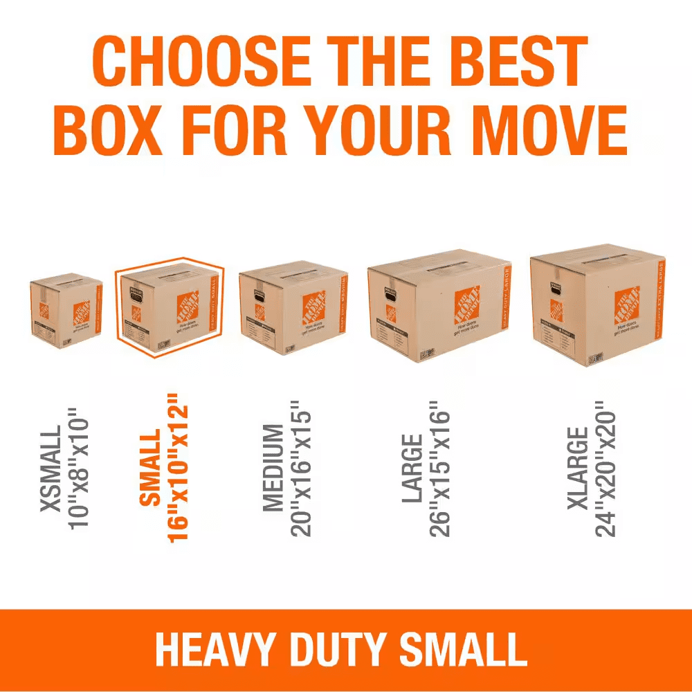 16 In. L X 10 In. W X 12 In. D Heavy-Duty Small Moving Box Shipping and Packing with Handles (10-Pack) - Image 8