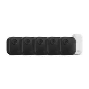 Outdoor 4-Core-Wireless Battery Operated Smart Security Camera System W/ 5-Cameras and Included Sync Module Core, Black