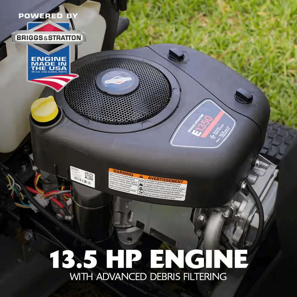 MT100 42 In. 13.5 HP 500Cc E1350 Series Briggs and Stratton Engine 6-Speed Manual Gas Riding Lawn Tractor Mower - Image 7