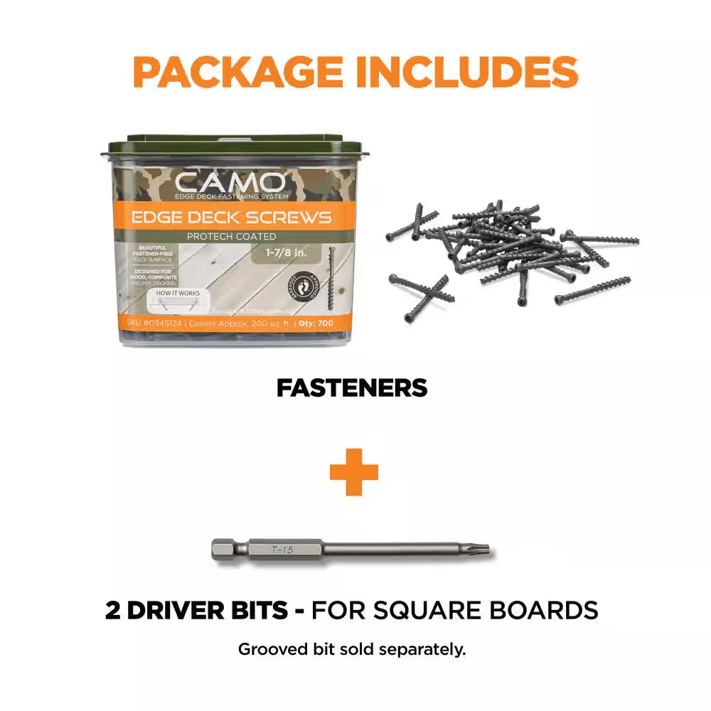 1-7/8 In. Exterior Decking Screw - Edge Hidden Deck Fasteners (700-Count) - Image 12