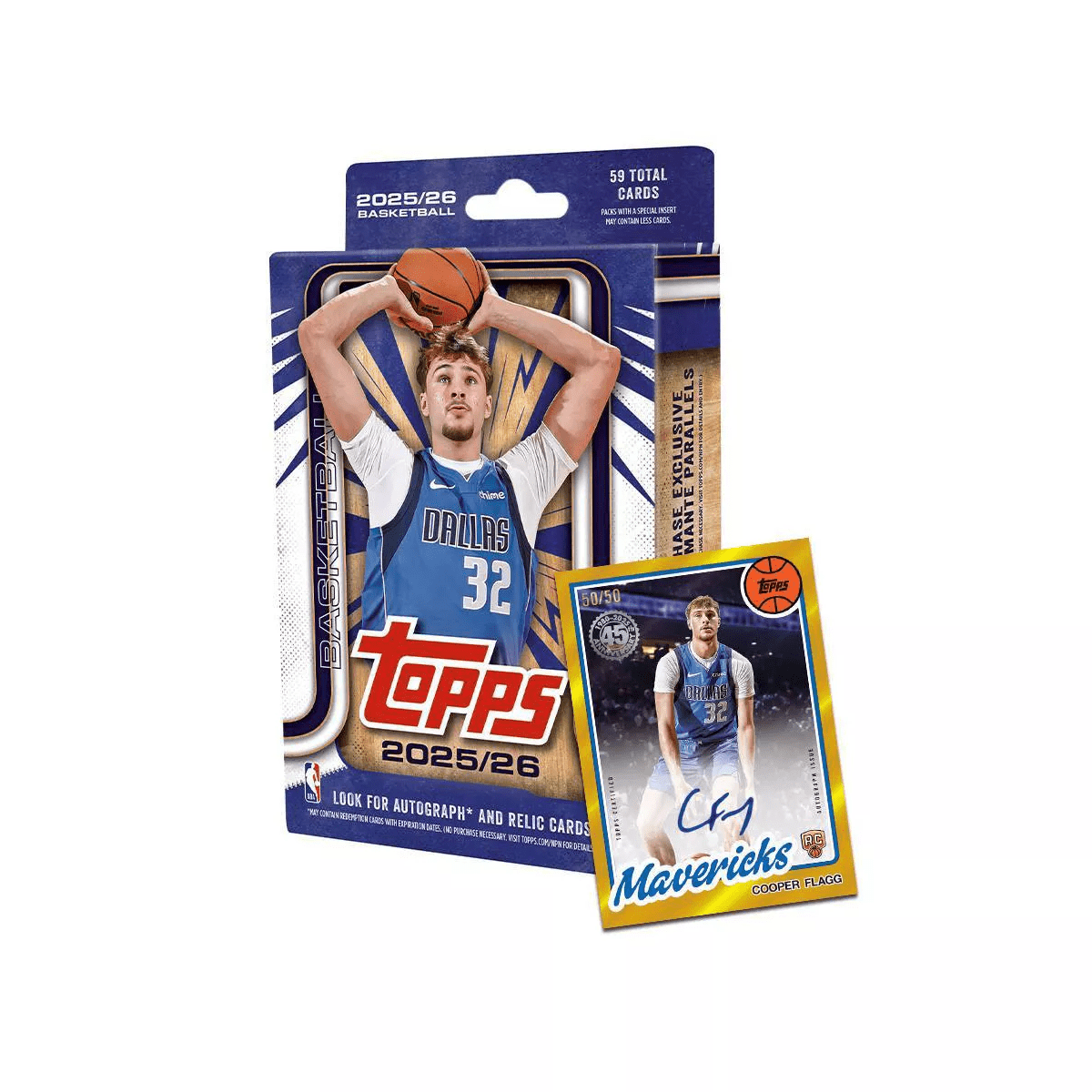 2025-2026 Topps NBA Basketball Trading Card Hanger Box - Image 2