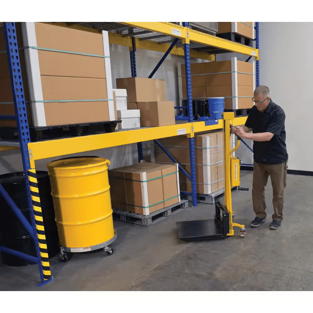 330 Lb. Capacity 23 In. X 59 In. Portable Hand Winch Lifter - Image 6