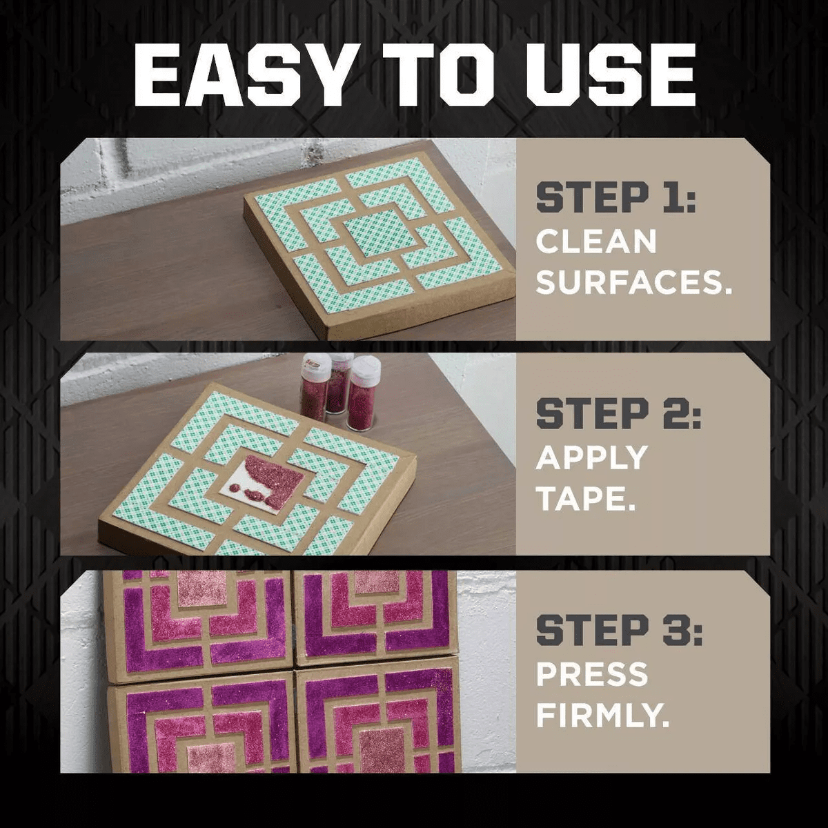 Scotch Heavy Duty Mounting Tape: Double Sided Heavy Duty Wall Tape, White, Plastic, 1 Pack - Image 8