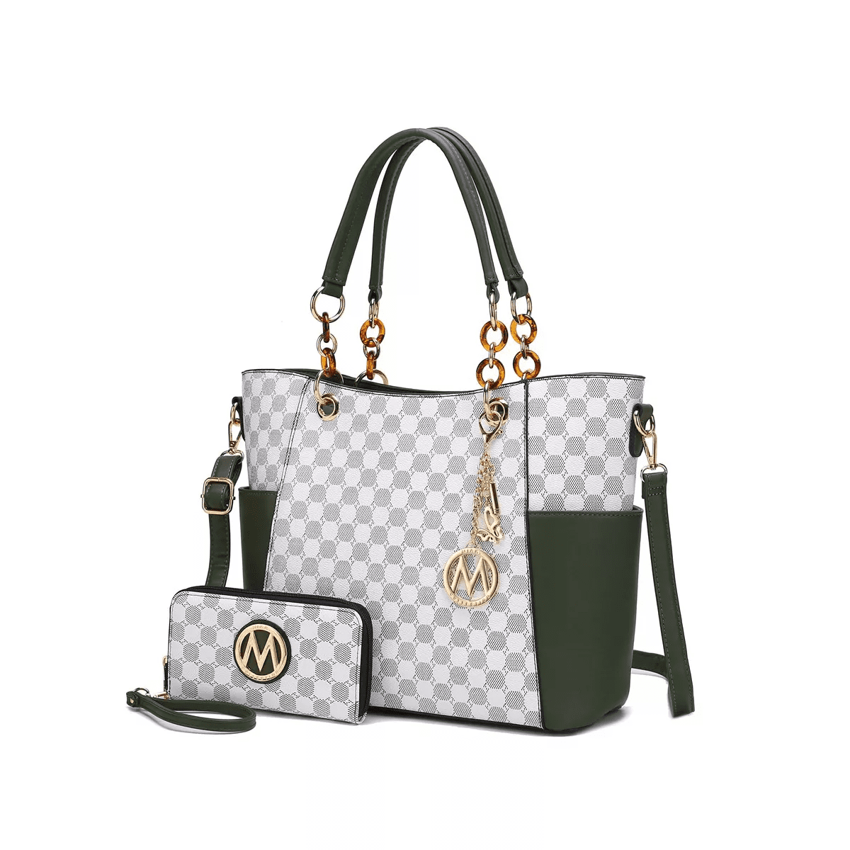 MKF Collection Merlina Circular Print Women’S Tote Bag with Matching Wallet by Mia K - Image 13
