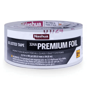 2.5 In. X 60 Yd. 324A Premium Foil HVAC UL Listed Sealer Duct Tape