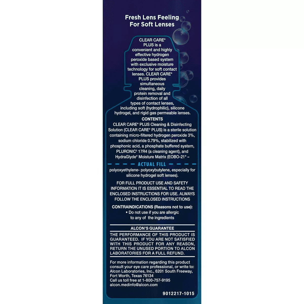 Clear Care plus with Hydraglyde Lens Solution - 3 Fl Oz - Image 4