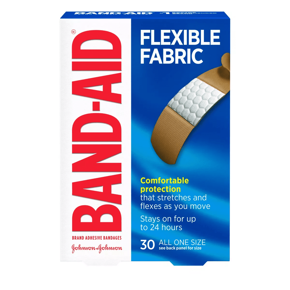Band-Aid Flexible Fabric Brand Comfortable Protection Bandages - 30Ct - Image 2