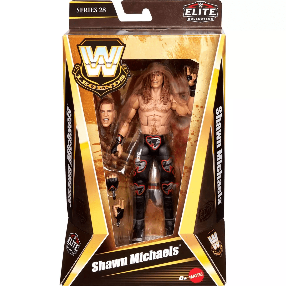 WWE Elite Legends Shawn Michaels Action Figure & Accessories, Series 28 6-Inch Collectible Set - Image 3