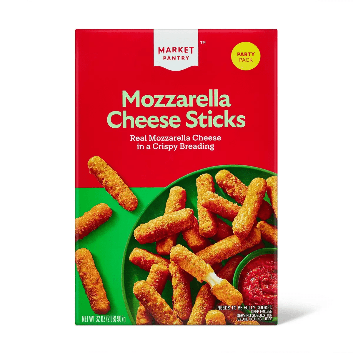 Frozen Breaded Mozzarella Sticks - 32Oz - Market Pantry™