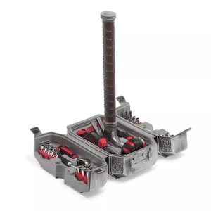 Thinkgeek, Inc. Marvel Avengers Thor'S Hammer 44-Piece Tool Set | Mjolnir Toolbox All-In-One Kit