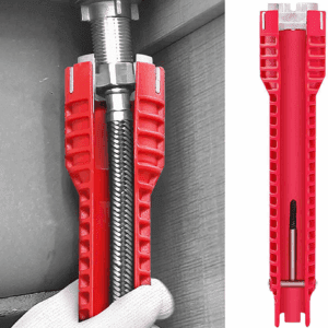 8 in 1 Multifunctional Sink Bathroom Wrench, Plumbing Installation Tool Household Water Pipe Faucet Washing Basin Corner Valve Sink Repair Removal Tool